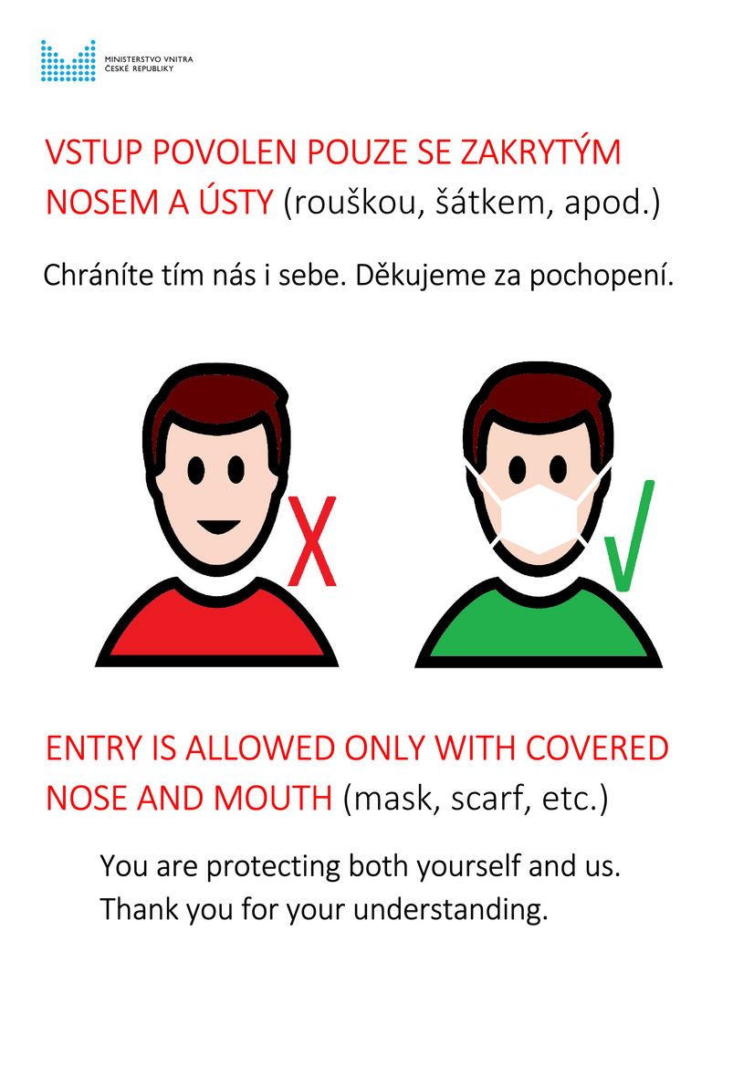 Upozornění na pracoviště ikony